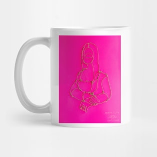 Mona Lisa Pink Mug